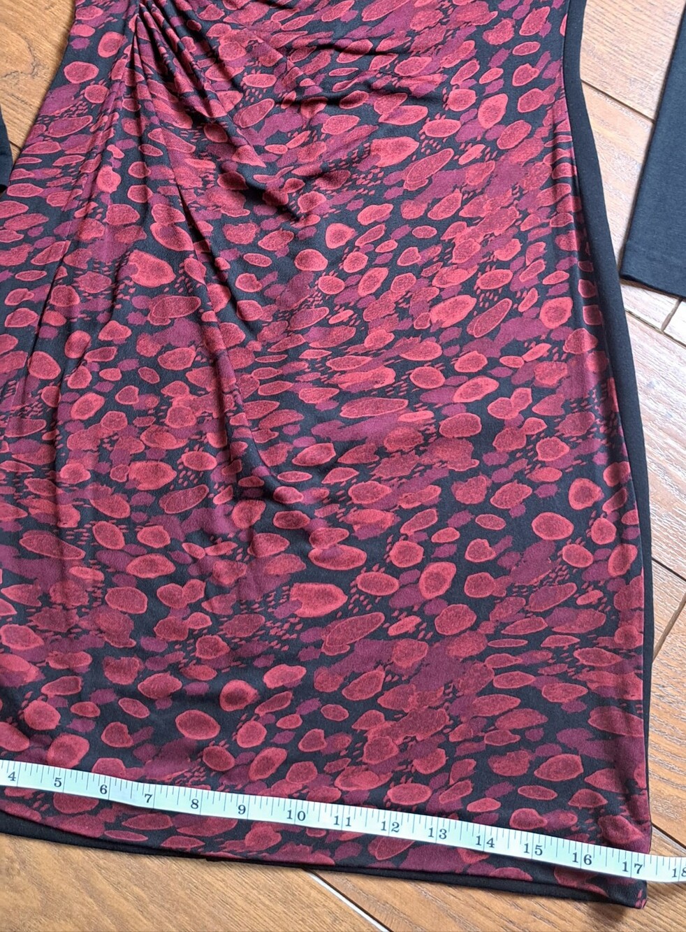 DVF Diane von Furstenberg Kirby Silk Blend Ruched Sheath Dress Sz 8 - Picture 8 of 12